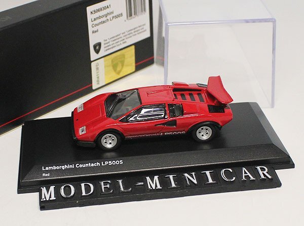 ▲超希少!赤!KYOSHO 1/64 ランボルギーニ Lamborghini COUNTACH カウンタック LP500S 京商_画像1