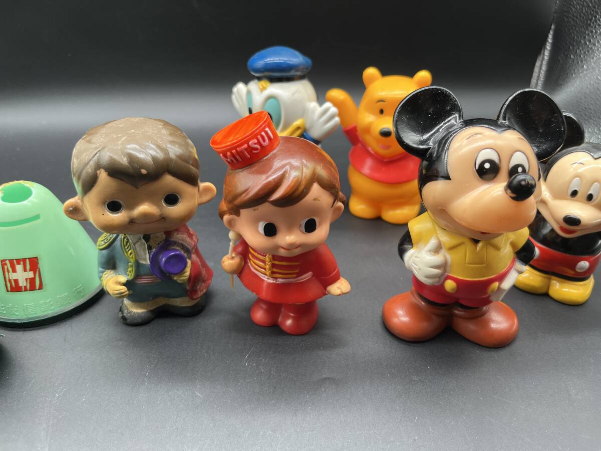 企業物　銀行　　非売品　ノベルティー　レトロ　ぼくちゃん　ディズニー　ミッキーマウス　ドナルド　セット　プーさん　貯金箱　ソフビ_画像3