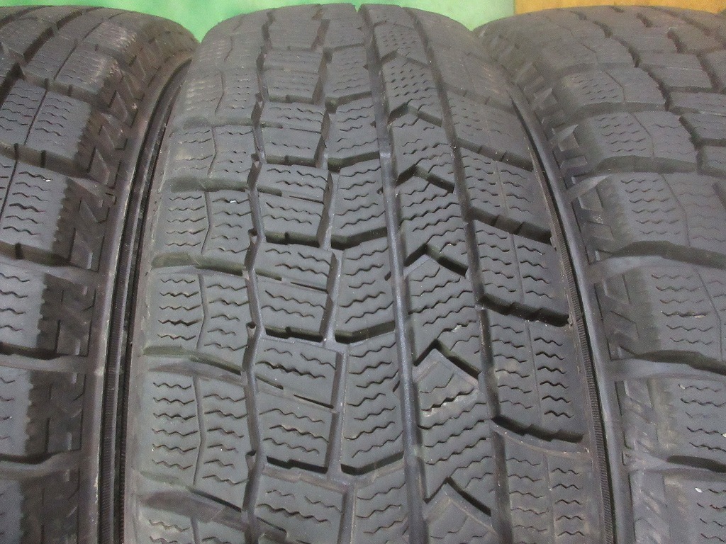 2022年制 ダンロップ ウインターマックス DUNLOP WINTERMAXX WM02 155/65R13 73Q 4本 №9776 中古 スタッドレス 冬タイヤ 軽自動(dòng)車等