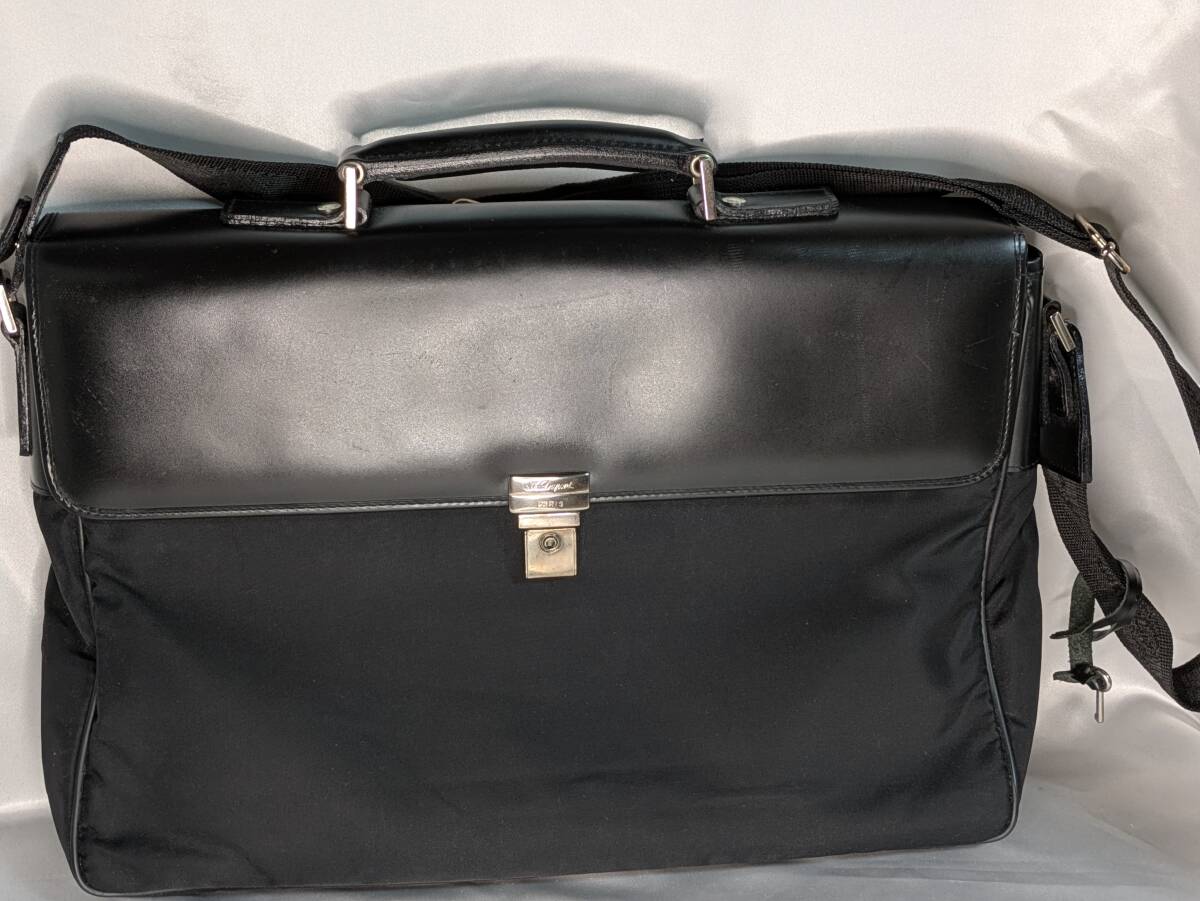 s.t.Dupont　ブリーフケース　本革使用_画像1