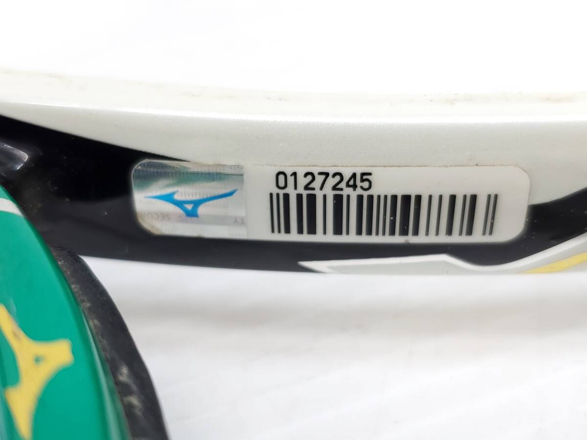 §　A12253　ミズノMIZUNO Xyst ZZ　軟式テニスラケット　スポーツ用品　CARABON80　使用感有　中古品_画像6