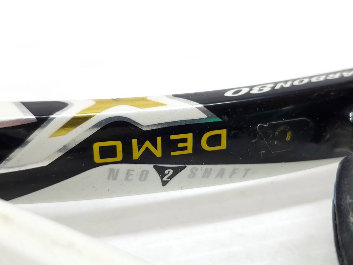 §　A12253　ミズノMIZUNO Xyst ZZ　軟式テニスラケット　スポーツ用品　CARABON80　使用感有　中古品_画像7