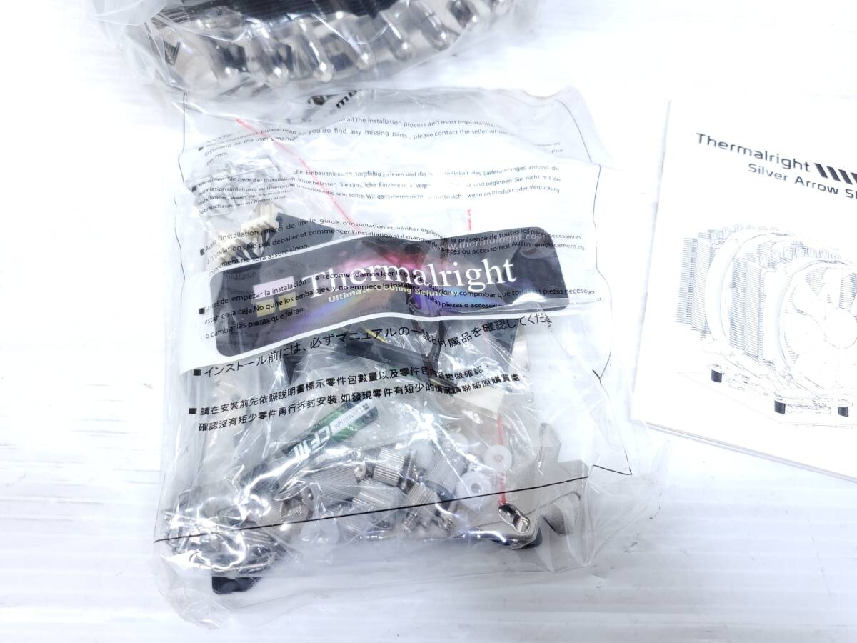 §　B22388　Thermalright 大型強力CPUファン Silver Arrow SB-E　サイドフロー型　Intel/AMD両対応　現状渡し　ジャンク品_画像2