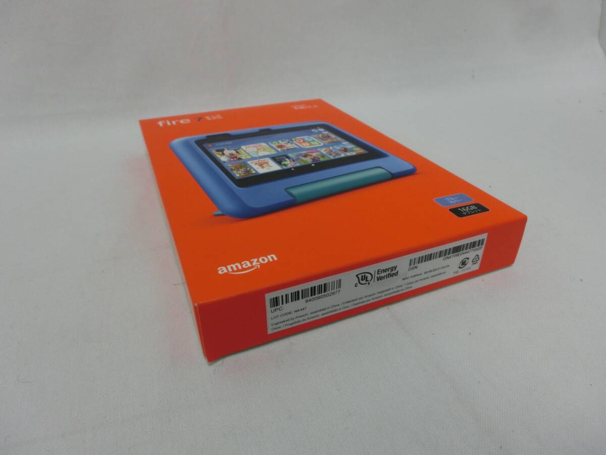‡ 0538 【未開封品】 Amazon Fire 7 キッズモデル ブルー 16GB タブレット 対象年齢 3歳以上_画像10
