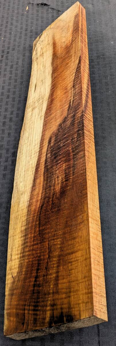 【希少美杢】ハワイアンコア◆KOA-261◆4A+ グレード◆カーリー杢◆ハワイ島直送◆送料無(wú)料 Hawaiian Koa 19厚x135幅x525長(zhǎng)mm