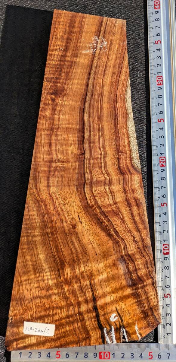 ◆ハワイアンコア2本セット◆KOA-244?希少3A+ハワイアンコア?送料無料?ハワイ島直送 ◆ Hawaiian Koa Set　#1#2