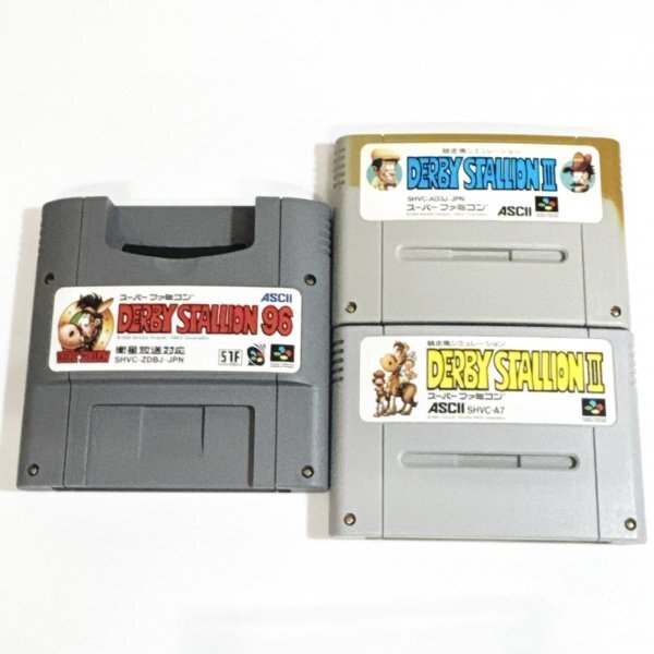 ダービースタリオン2・3・96 セット ♪動作確認済♪5本まで同梱可♪ SFC スーパーファミコン_画像1