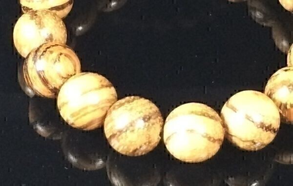 【Premio Fortuna】沈香ブレスレット アガーウッドの高貴な香り ベトナムにて人工栽培 12ミリ珠 内径約17センチ aB7UriXV 090_画像3