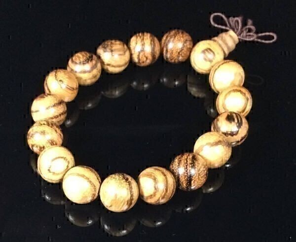 【Premio Fortuna】沈香ブレスレット アガーウッドの高貴な香り ベトナムにて人工栽培 12ミリ珠 内径約17センチ aB7UriXV 090_画像1