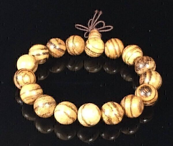 【Premio Fortuna】沈香ブレスレット アガーウッドの高貴な香り ベトナムにて人工栽培 12ミリ珠 内径約17センチ aB7UriXV 090_画像4