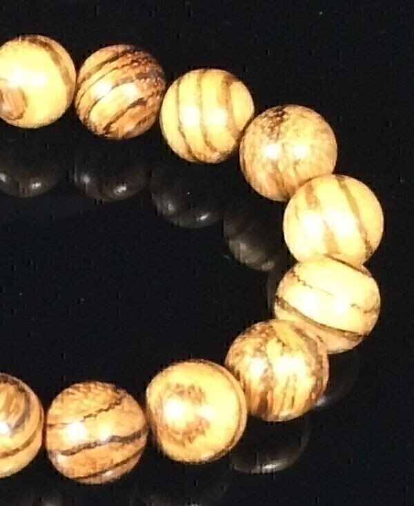 【Premio Fortuna】沈香ブレスレット アガーウッドの高貴な香り ベトナムにて人工栽培 12ミリ珠 内径約17センチ aB7UriXV 090_画像2