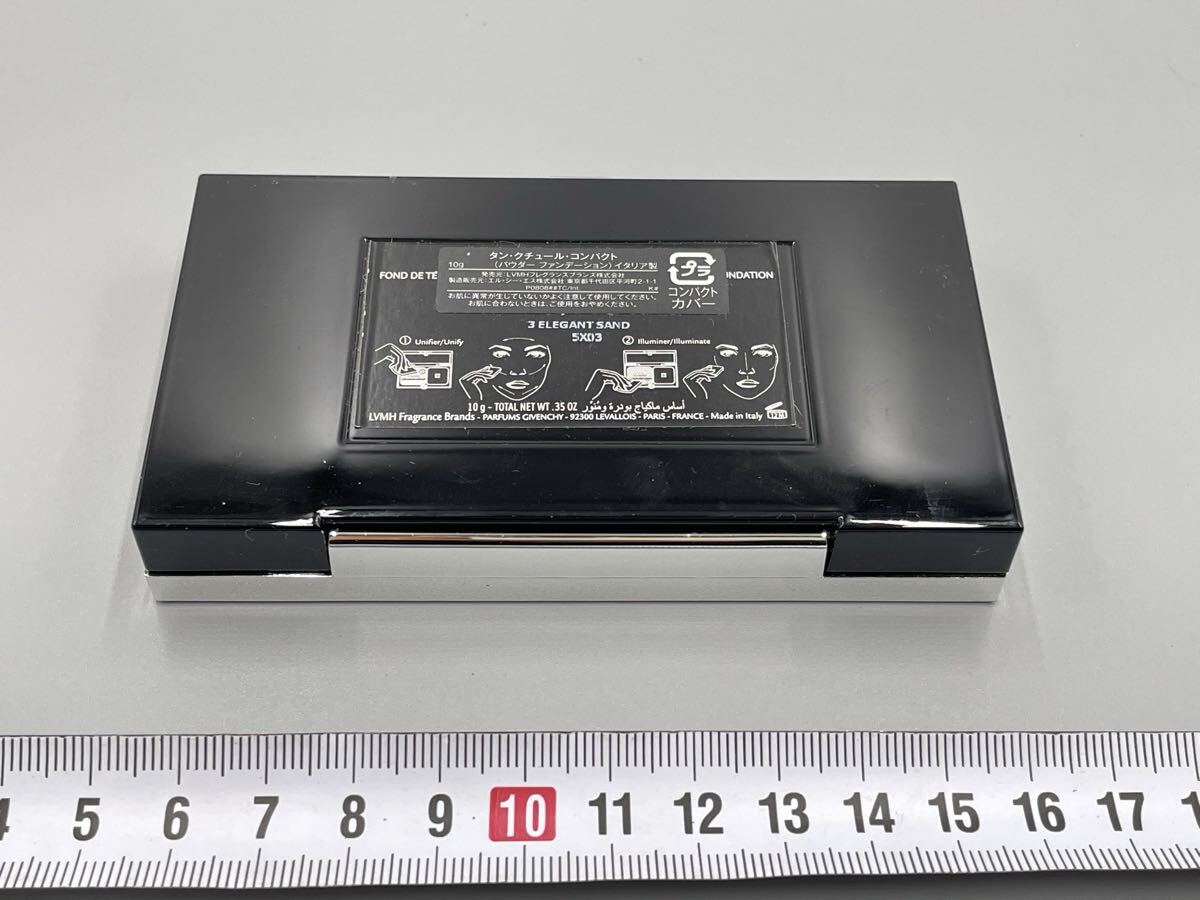 R3-19【未検品】ジバンシィ タン・クチュール・コンパクト 3 エレガントサンド パウダー ファンデーション 10g GIVENCHY_画像7