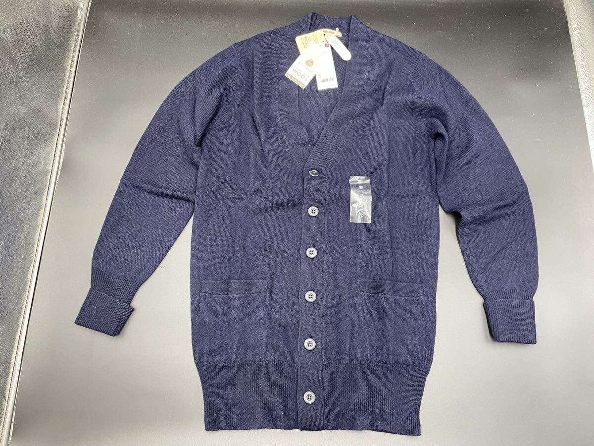20【未使用・タグ付き・未検品】UNIQLO ユニクロ ラム ロングVネック カーディガン （長袖） サイズS_画像1