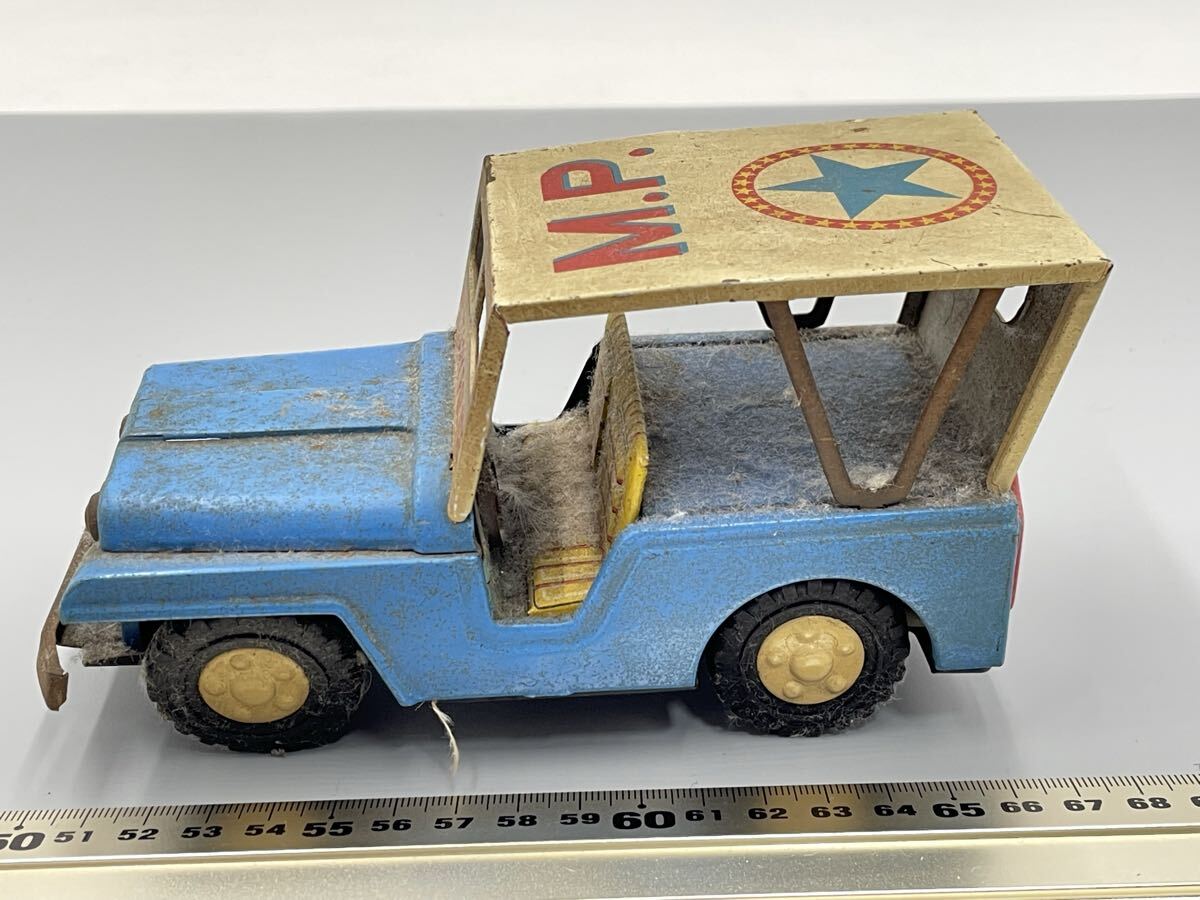 Y1-50[ не осмотр товар ] жестяная пластина Showa Retro Vintage машина MILITARY POLICE M.P.