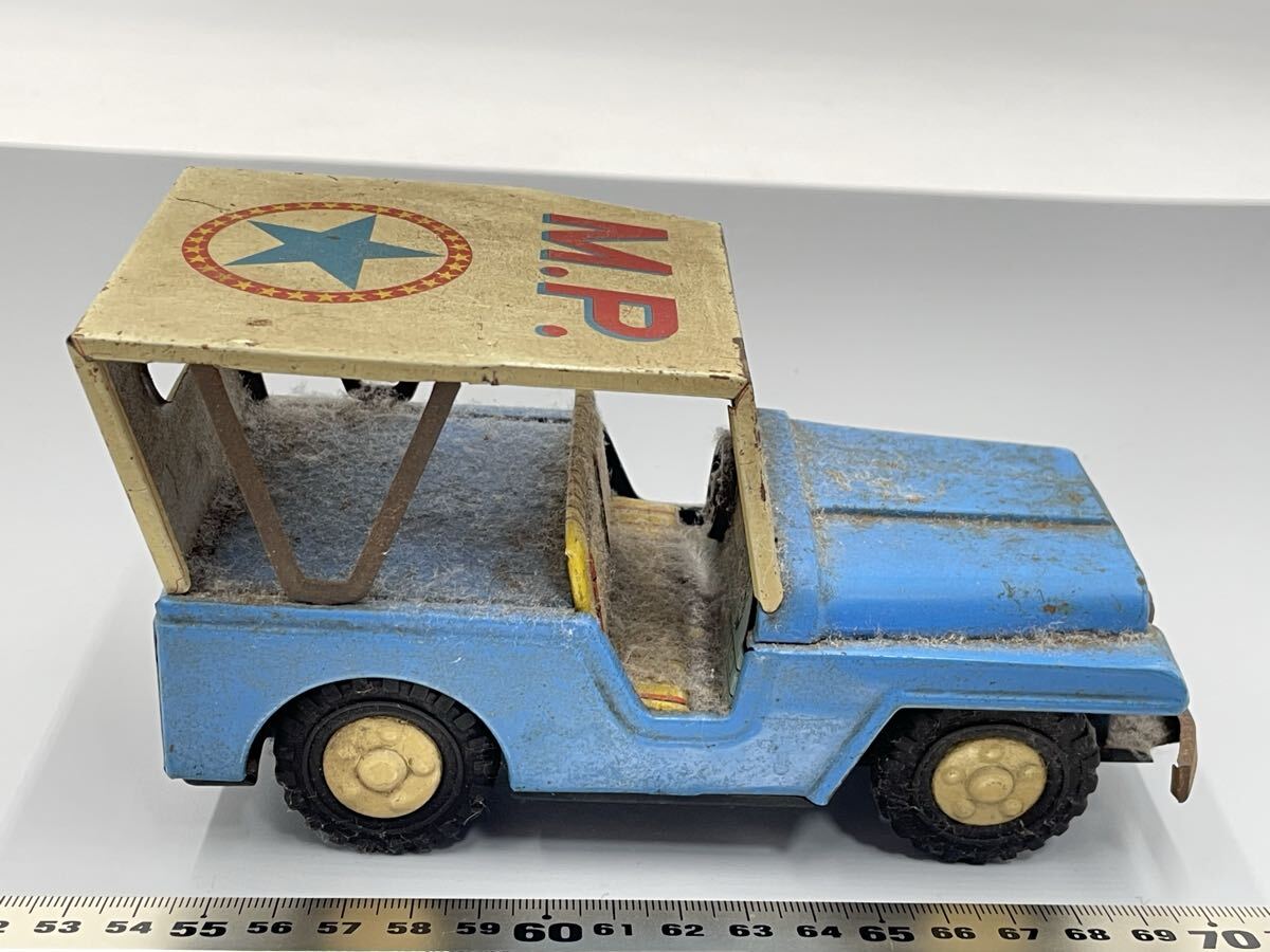 Y1-50[ не осмотр товар ] жестяная пластина Showa Retro Vintage машина MILITARY POLICE M.P.