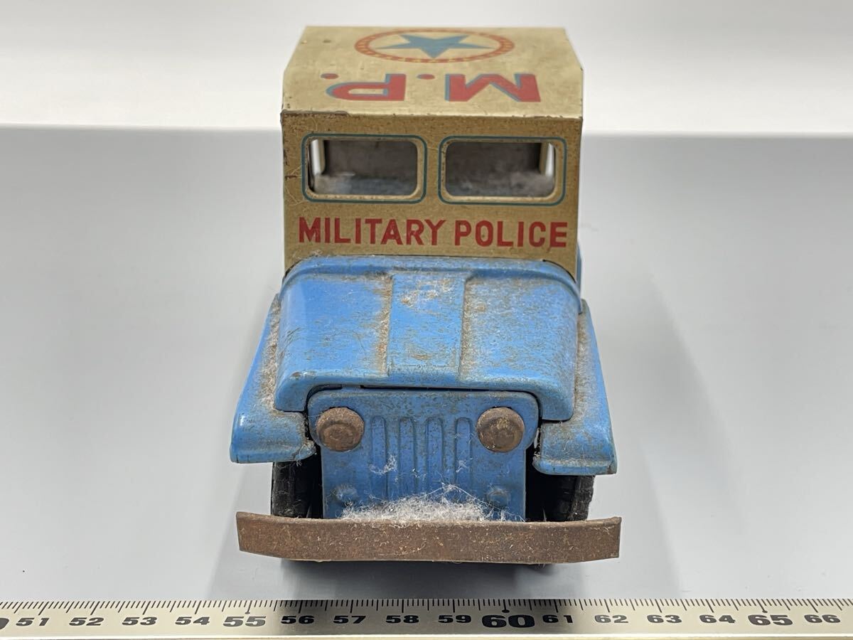 Y1-50[ не осмотр товар ] жестяная пластина Showa Retro Vintage машина MILITARY POLICE M.P.