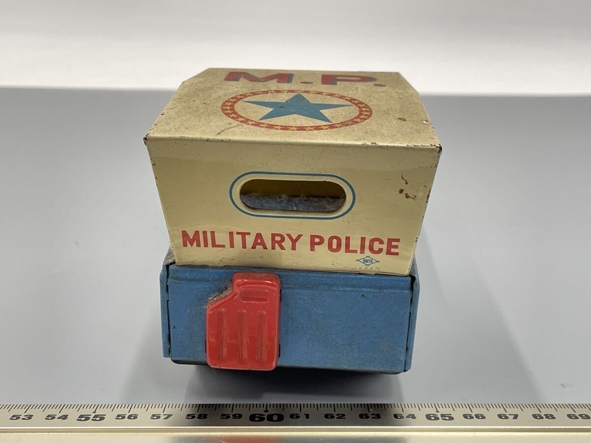 Y1-50[ не осмотр товар ] жестяная пластина Showa Retro Vintage машина MILITARY POLICE M.P.