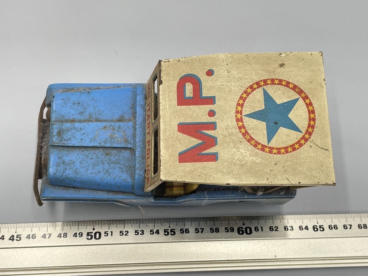 Y1-50[ не осмотр товар ] жестяная пластина Showa Retro Vintage машина MILITARY POLICE M.P.