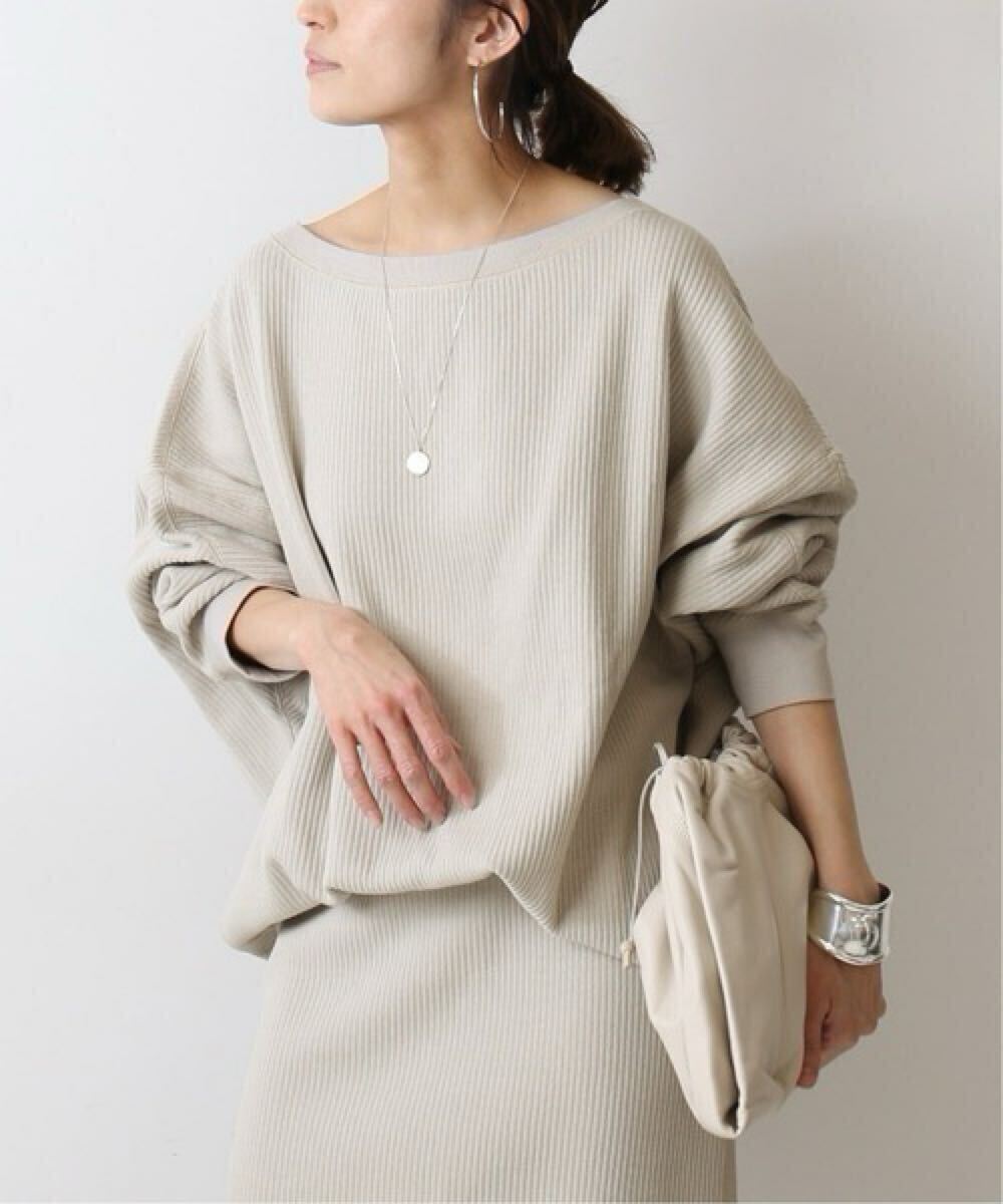 FRAMeWORKラゲットリブドルマンプルオーバー、タイトスカートセットアップ ワンピース フレームワーク plage IENA_画像2