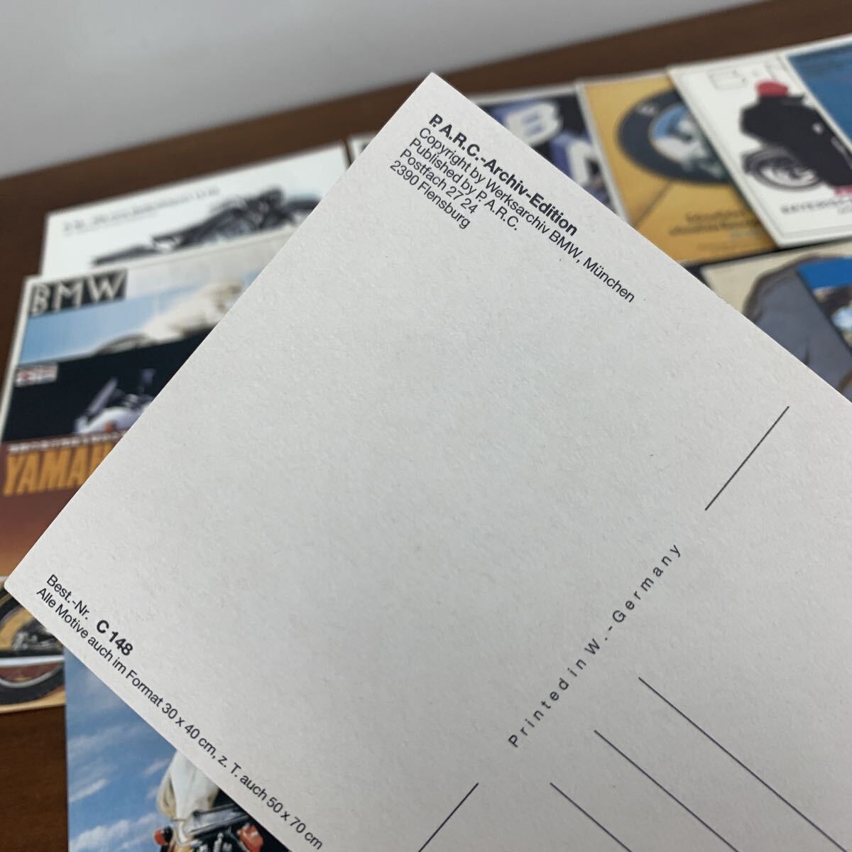POST CARD ポストカード オートバイ バイク ホンダ BMW SUZUKI BOOK GARAGE まとめ_画像7