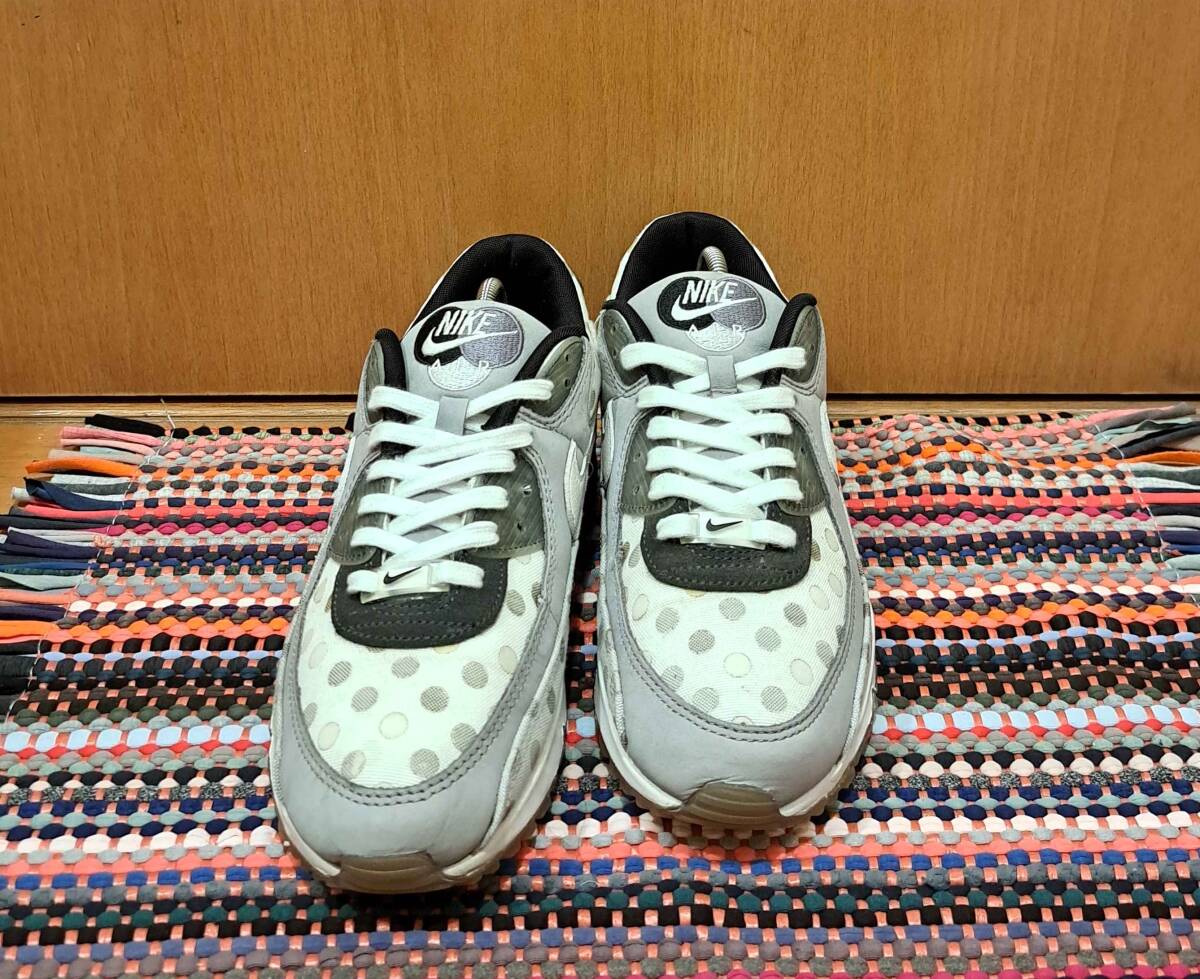 ☆　名作　NIKE AIR MAX 90 NRG &#34;WHITE POLKA&#34;　ドット　美品　☆_画像3