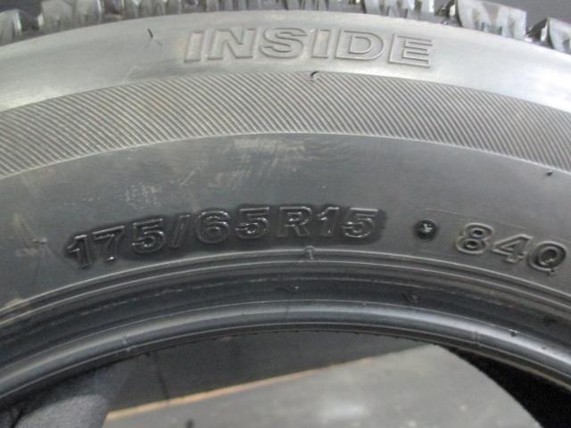 175/65/15 スタッドレスタイヤ 2023年 中古 1本のみ 7分目 ブリヂストン ブリザックVRX2 個人宅発送不可☆即決_画像5