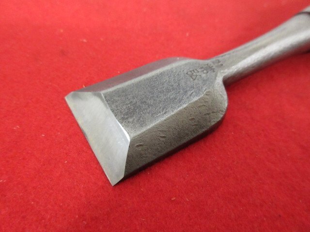 EC187■常弘 / 追入のみ / 30mm / 全長190mm /// のみ 鑿 ノミ 大工道具 / Japanese chisel_画像4