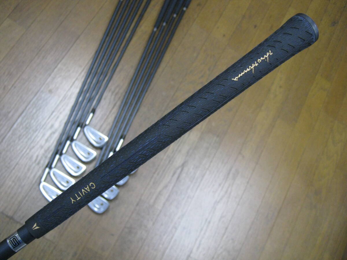 ホンマ　ヒロホンマ　ＬＢ－７０８　黒モグラ　アイアン　３～１１・Ｓ　１０本セット　ニューチタニュウムカーボン　Ｍ４０　Ｒ－１_画像10