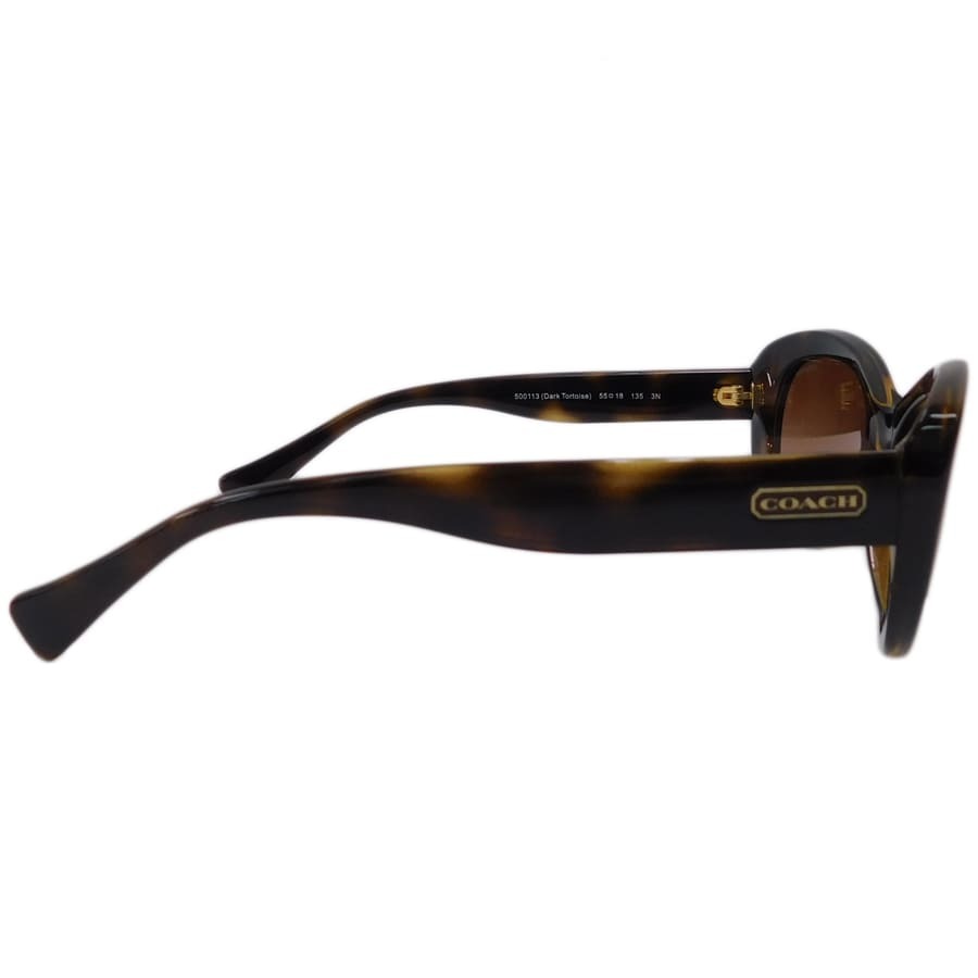 1円極美品 コーチ サングラス ブラック系 プラスチック お洒落 お出掛け COACH ■E.Bsm.tl-23_画像6