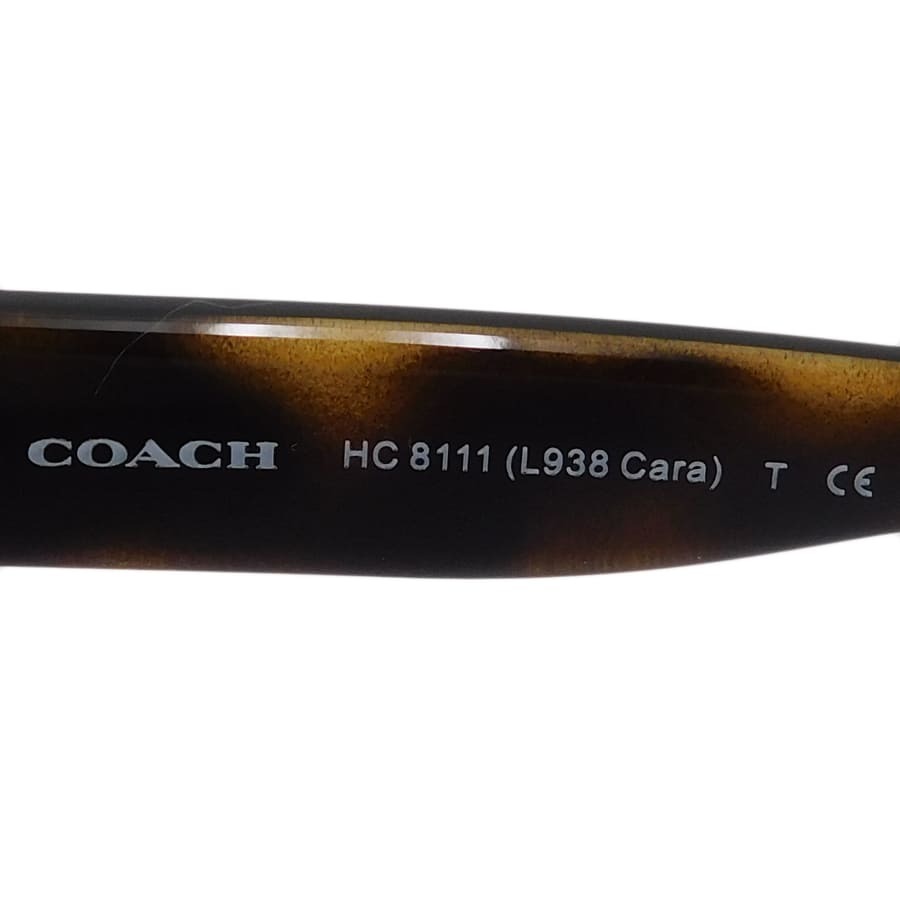 1円極美品 コーチ サングラス ブラック系 プラスチック お洒落 お出掛け COACH ■E.Bsm.tl-23_画像8