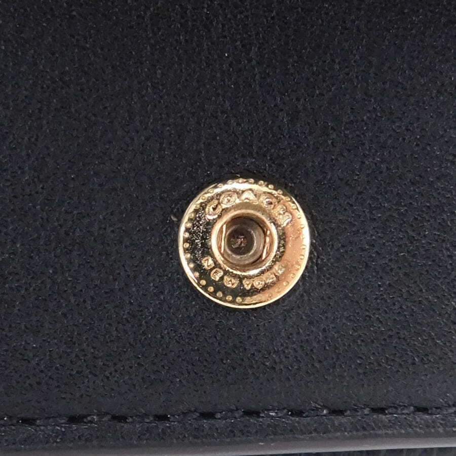 1円■美品 コーチ 三つ折り財布 88666 ブラック系 レザー レディース 普段使い COACH ■E.Bmg.pS-21_画像8