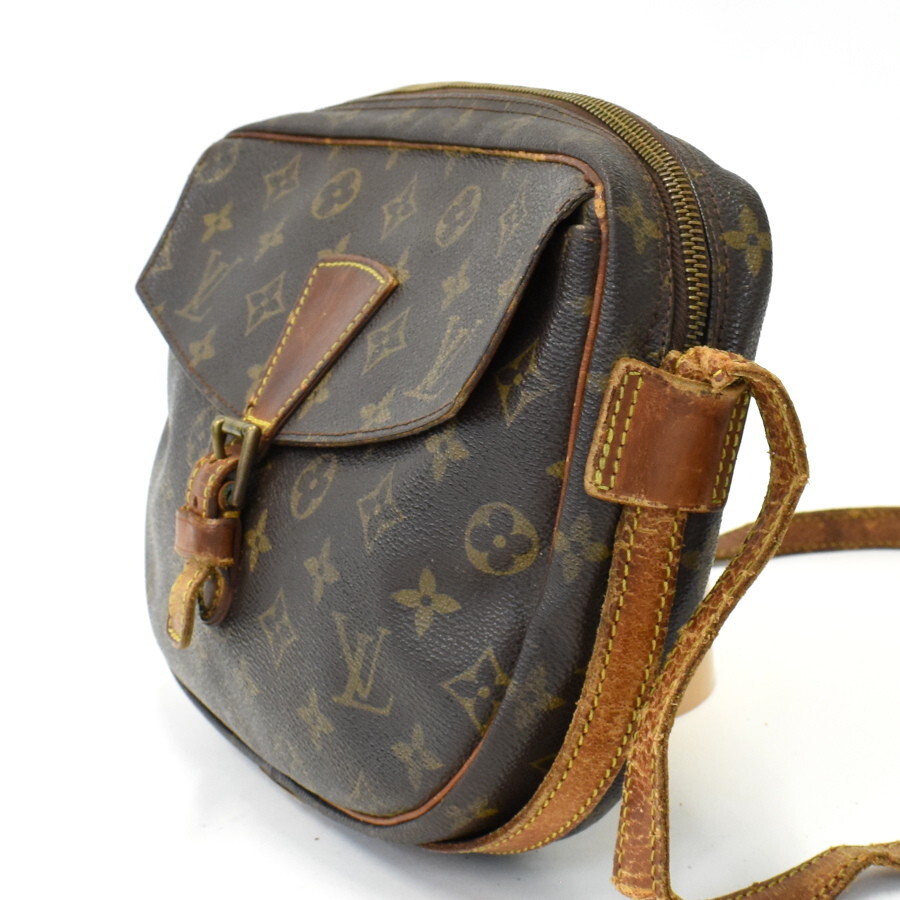 1円◆定価12万 LOUIS VUITTON ルイヴィトン ショルダーバッグ ジュヌフィーユGM M51225 モノグラム ブラウン◆K.Cse.zE-09_画像2