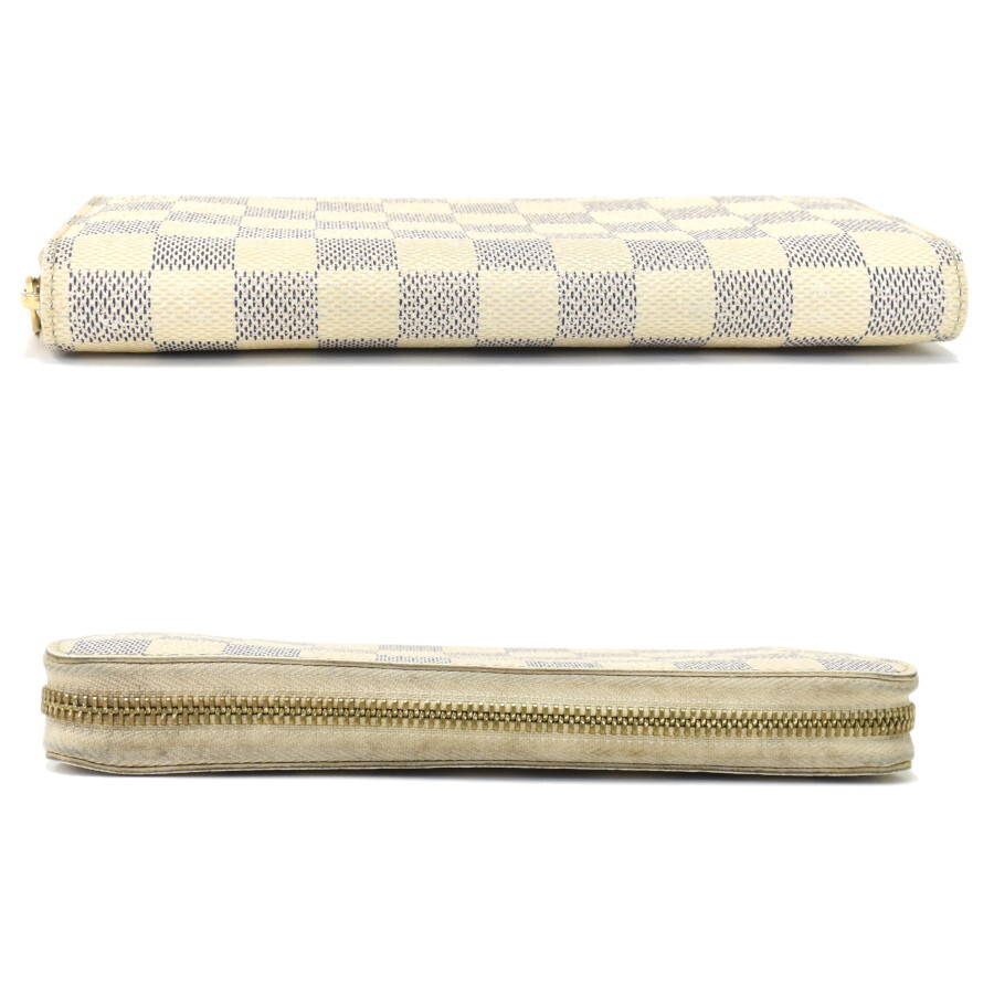 1円◆美品 LOUIS VUITTON ルイヴィトン ジッピーウォレット 長財布 N60019 ダミエアズール アイボリー◆K.Cmr.pS-dsm13_画像4