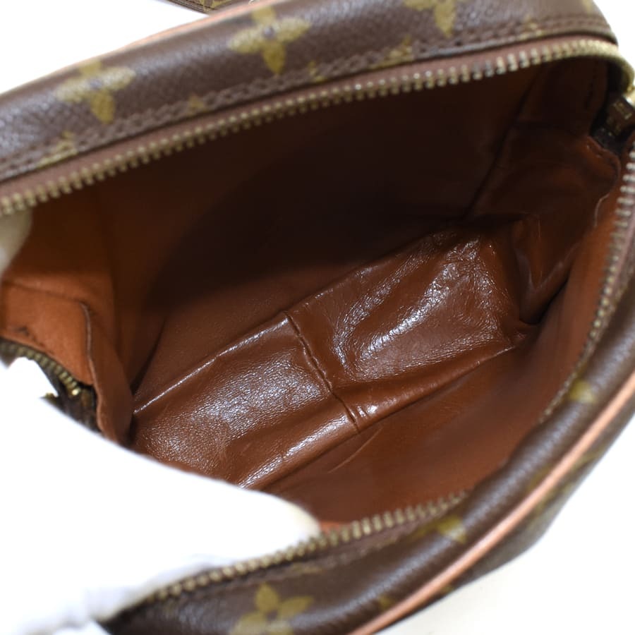 1円◆外側美品 LOUIS VUITTON ルイヴィトン ショルダーバッグ プチマルソー No.71 モノグラム キャンバス ブラウンE.Csr.aT-02_画像7