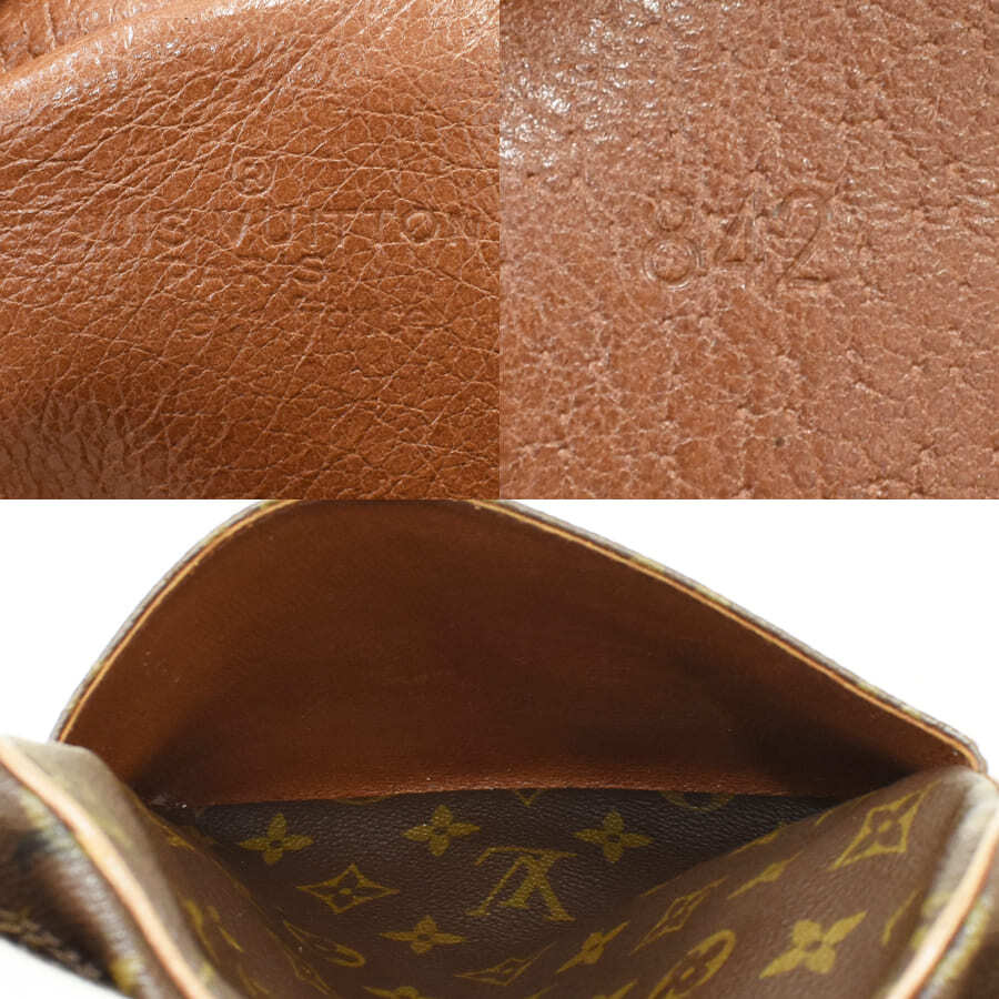 1円◆外側美品 LOUIS VUITTON ルイヴィトン ショルダーバッグ プチマルソー No.71 モノグラム キャンバス ブラウンE.Csr.aT-02_画像9