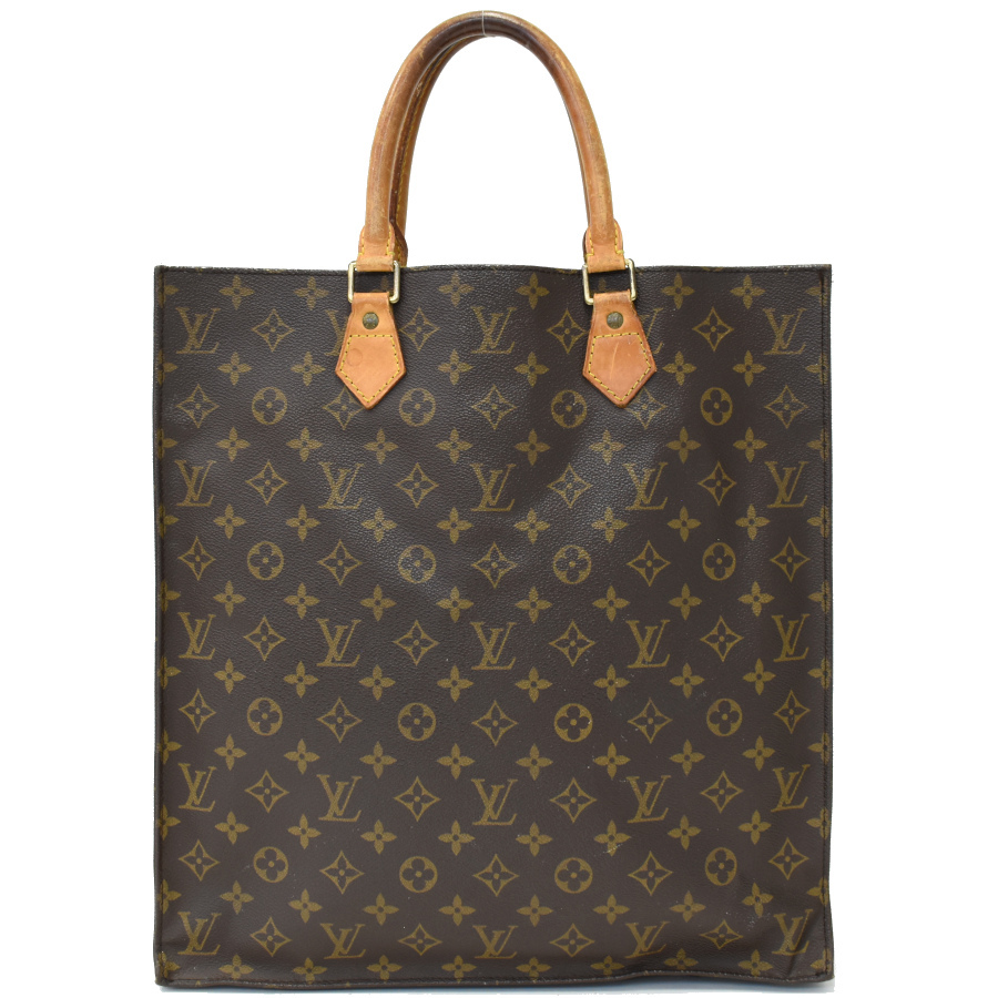 1円◆定価17万 LOUIS VUITTON ルイヴィトン ハンドバッグ サックプラ M51140 モノグラム ブラウン◆ E.Css.zE-02_画像3