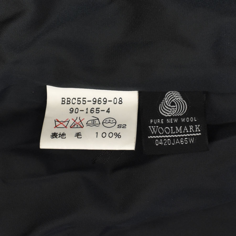 1円◆美品 BURBERRYS バーバリーズ コート ジャケット アウター ウール カシミヤ ダークグレー ヴィンテージ◆E.Bgo.zE-01_画像8