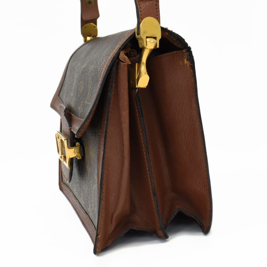 1円◆LOUIS VUITTON ルイヴィトン 2wayバッグ サックドーフィーヌ M51410 モノグラム キャンバス ブラウン◆E.Cso.tI-01_画像2
