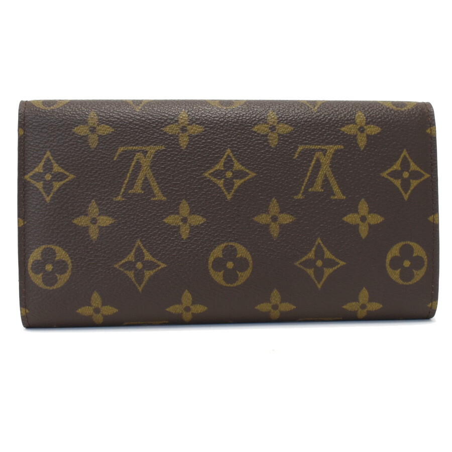 1円◆美品 LOUIS VUITTON ルイヴィトン ポルトフォイユインターナショナル 三つ折り長財布 M61217 モノグラム◆E.Cml.pS-30_画像3
