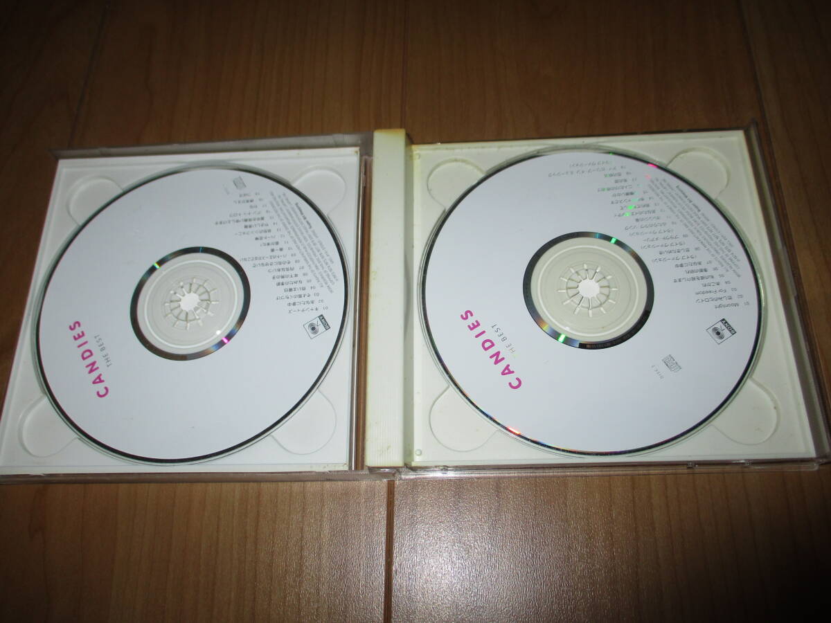 キャンディーズ　 ゴールデンJ-POP　 THE BEST　ベスト　３８曲　2枚組　中古盤_画像2