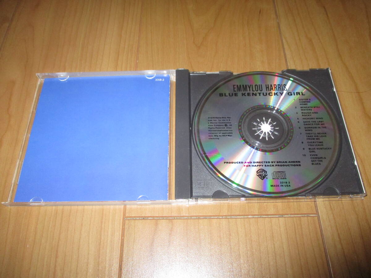 EMMYLOU HARRIS BLUE KENTUCKY GIRL エミルー・ハリス　 ブルー・ケンタッキー・ガール　輸入中古盤_画像2
