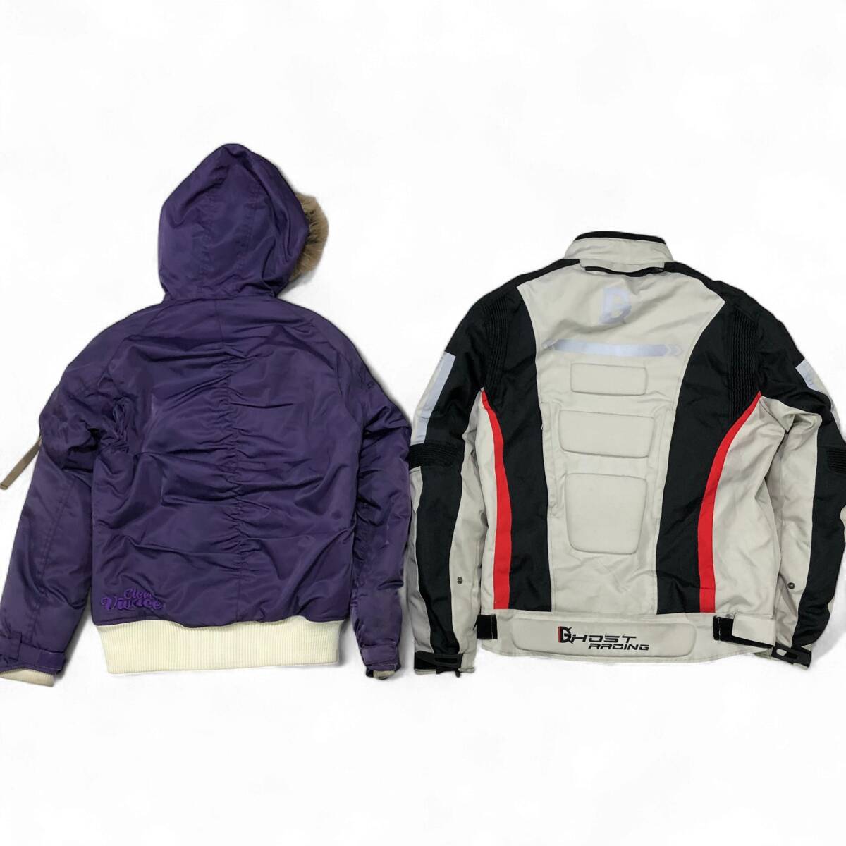 【1円】KG995 バイクウエア ジャケット パンツ 14点セット まとめ 卸売り ハーレー インディアン フェラーリ タイチ TRF クレーバー_画像5