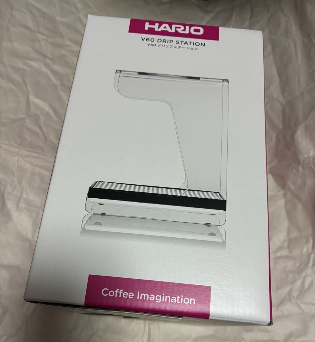 HARIO ドリップステーション　コーヒー用品　ハリオ　透明スタンド_画像1