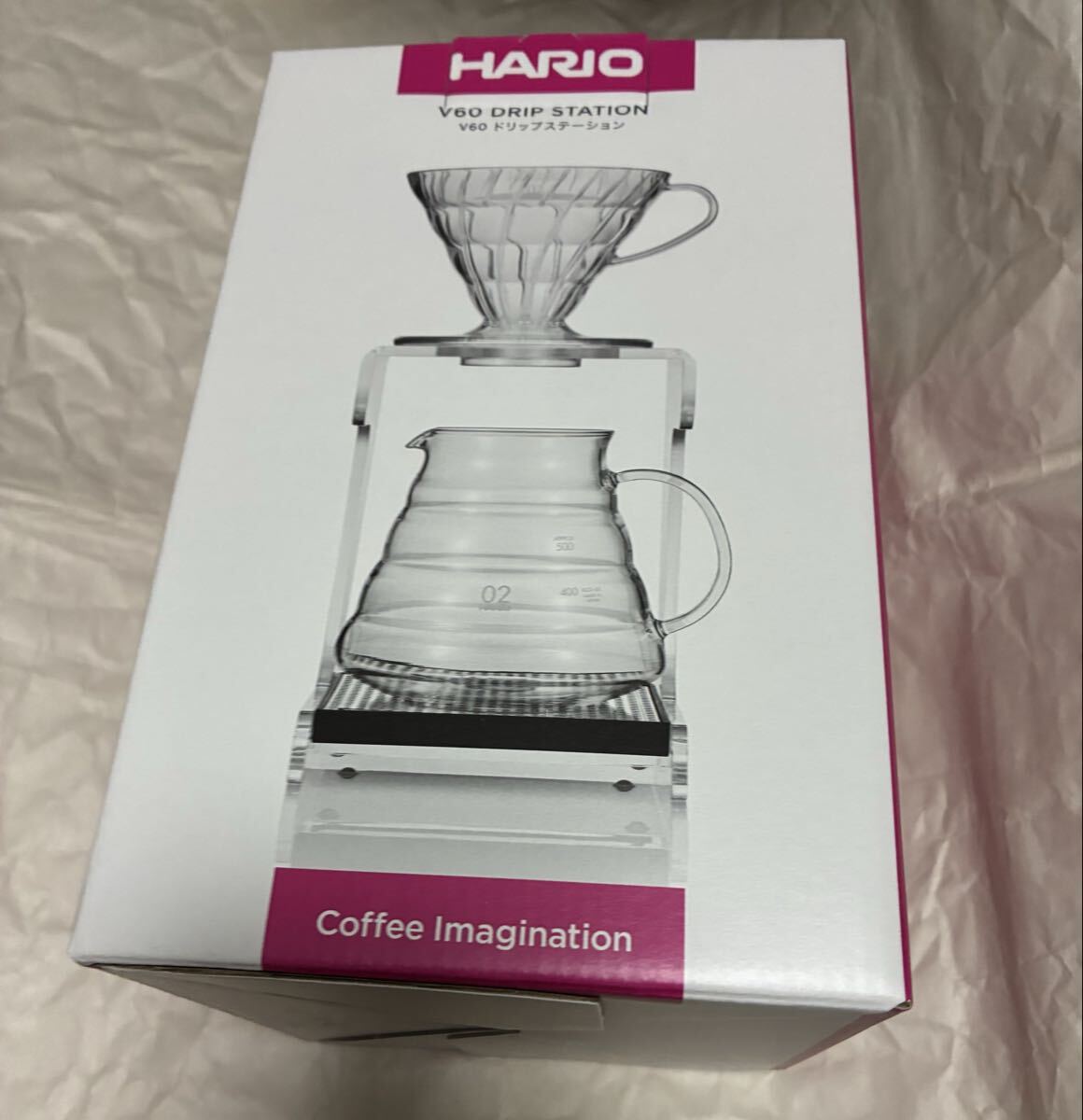 HARIO ドリップステーション　コーヒー用品　ハリオ　透明スタンド_画像2