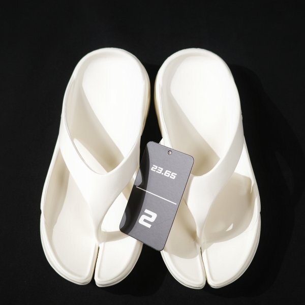 新品1円～★23.65 イーシプサムチョンユクオ 足袋風トングサンダル 24.0cm アイボリー VIPER2 シューズ 靴 韓国ブランド 本物 ◆5348◆_画像8