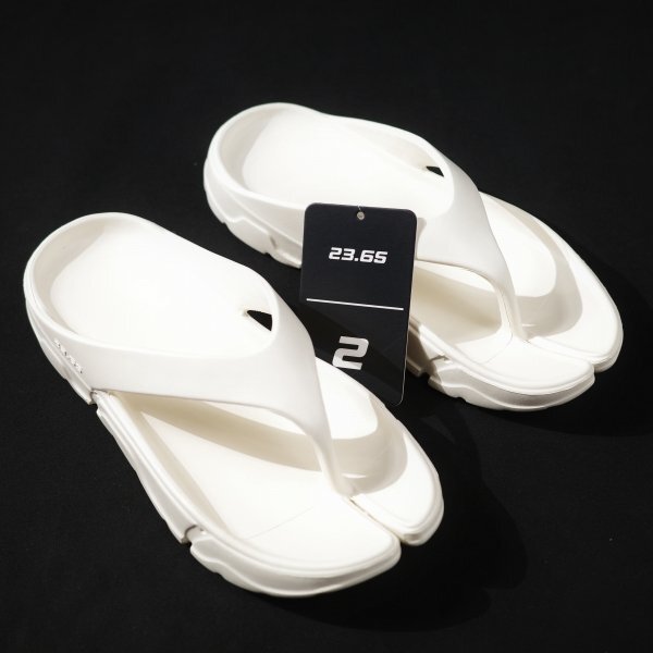 新品1円～★23.65 イーシプサムチョンユクオ 足袋風トングサンダル 24.0cm アイボリー VIPER2 シューズ 靴 韓国ブランド 本物 ◆5348◆_画像4
