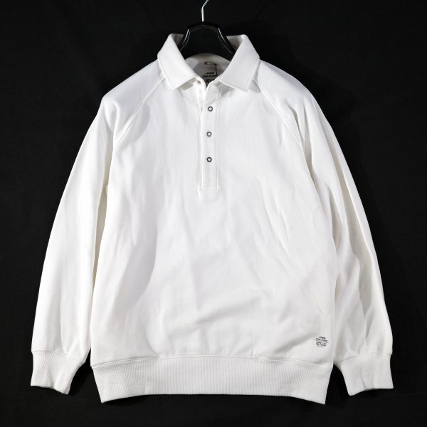 新品1円~★定価2.2万 J.PRESS ジェイプレス メンズ 秋冬 長袖 ダウンファブリック ハーフジップ スウェット L グレー 本物◆6456◆_画像3