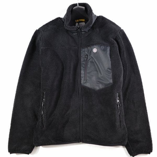 新品1円~★定価2.8万 Serge Blanco セルジュブランコ メンズ 秋冬 トロント フリース ジャケット L ボアブルゾン 防寒 アウター ◆6911◆_画像2