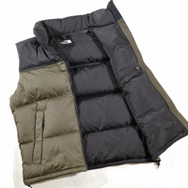 新品1円~★定価3.1万 THE NORTH FACE ザ ノース フェイス メンズ ヌプシベスト M ダウンベスト Nuptse Vest ND92338 ニュートープ◆7681◆_画像8
