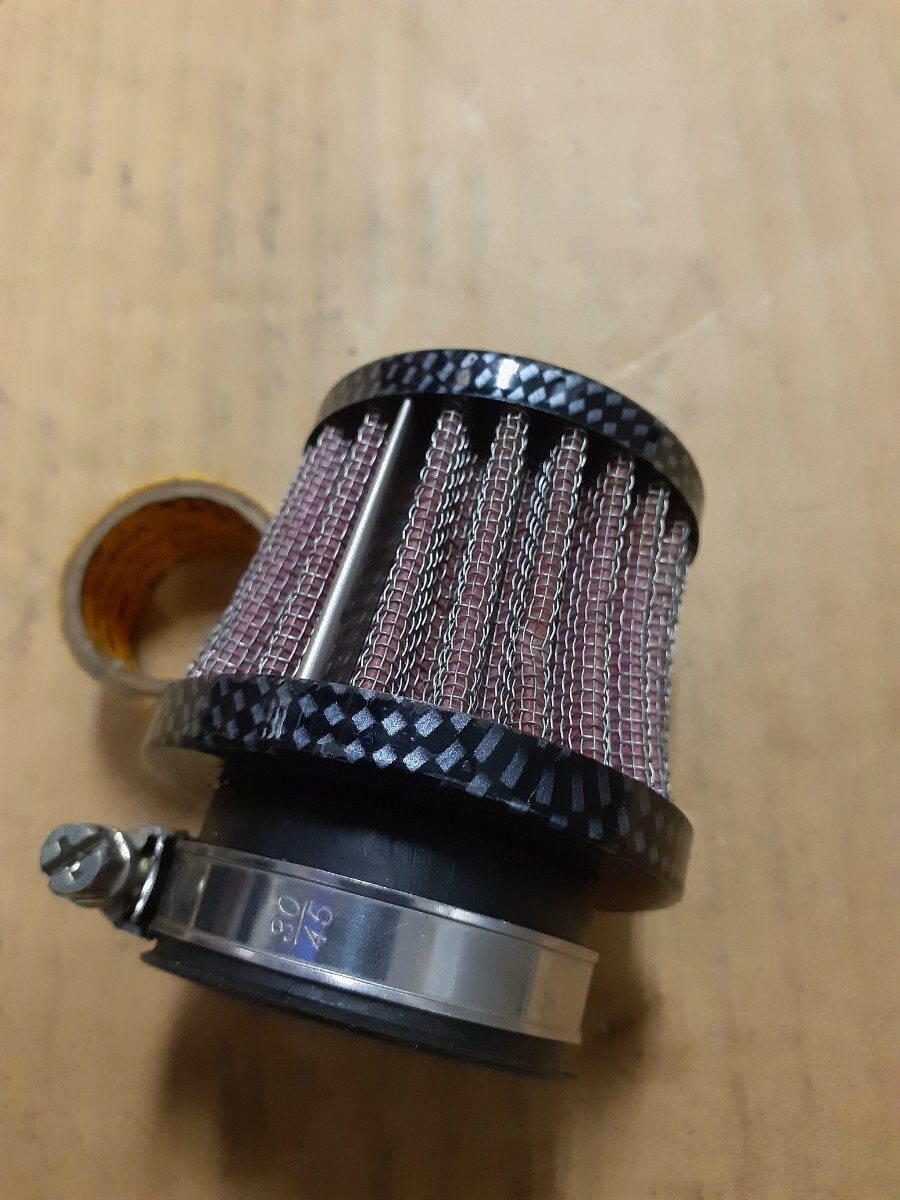 キタコ 515-0100350 パワーフィルター 35φ ストレート カーボン　使用感小　PC20　モンキー　ゴリラ_画像5